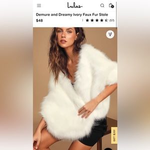 NWT Lulu’s Demure and Dreame Stole